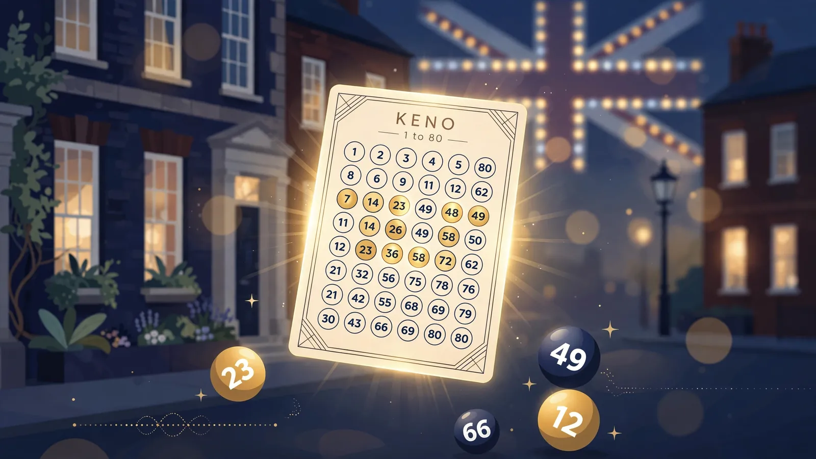 Keno Online Casinos in the UK: Odds and Play